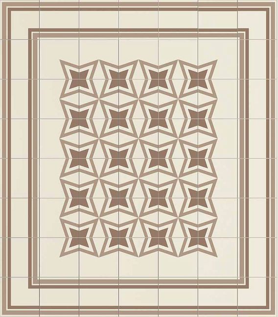 Керамогранит Etruria Vintage Pattern 10 Угол 20x20см