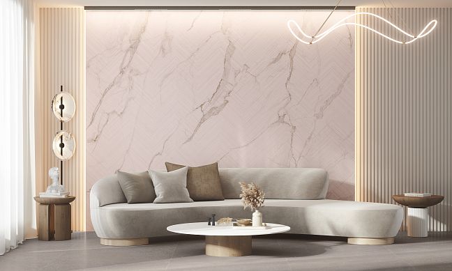 Museum Керамогранит Lumiere 4D White Decor St/100x275/R Strata Tech