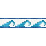 Trend Бордюр из стеклянной мозаики Aquatica Polka A mod. 29,4см; h=14,7cм купить в Москве: интернет-магазин StudioArdo