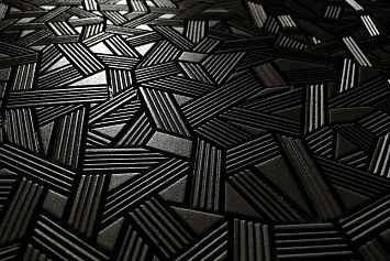 Микромозаика Sergio Savino Fasce Rigate 30x30 Nero Africa