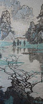 Панно мозаичное ART NATURA Югао B 120x300 см