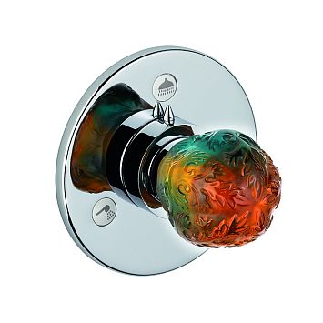 THG Flore Переключатель встраиваемый, внешняя часть, цвет: хром