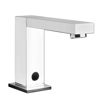 Gessi Rettangolo Электронный смеситель для раковины с кран-фильтром для регулировки температуры и напора воды, хром