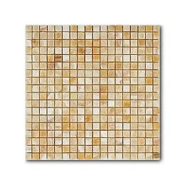 Мозаика Art&Natura  из натурального камня 15x15 Marble Mosaic Onix Miele 305x305  купить в Москве: интернет-магазин StudioArdo
