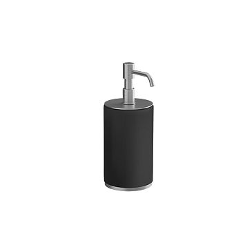 Gessi Tondo Дозатор для жидкого мыла настольный черный, хром