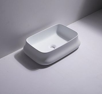 Nemo 508GW Раковина накладная 520*360*135 glossy white