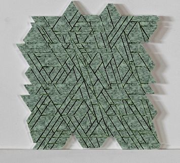 Микромозаика Sergio Savino Meteorite 25,3x26,7 Sage Green