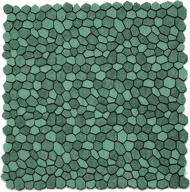 Микромозаика Sergio Savino Veneziana 28,8x29,7 Verde Taffico