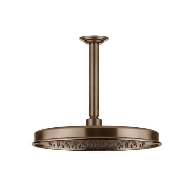Gessi Venti20 Верхний душ 300 мм., с потолочным держателем 293 мм., Copper Brushed PVD