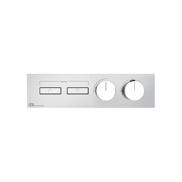 Gessi Hi-Fi Термостат для душа, с включением до 2 источников одновременно (внешняя часть), хром