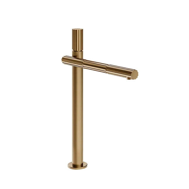 Gessi Incastri Смеситель высокий h-362мм для раковины, без донного клапан, цвет 726 Warm Bronze Brushed PVD