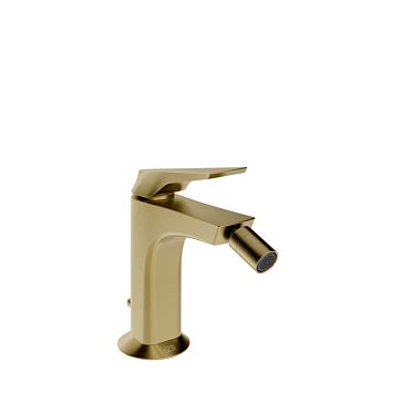 Gessi Ventaglio Смеситель для биде с донным клапаном и соединительными шлангами, Brass Brushed PVD