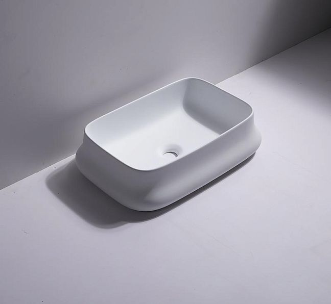Nemo 508GW Раковина накладная 520*360*135 glossy white