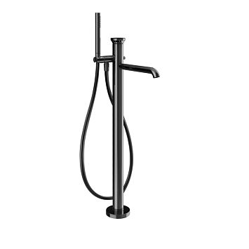 Gessi Origini Смеситель наполньный для ванны, с ручной лейкой, в комплекте вставка., Black Metal PVD