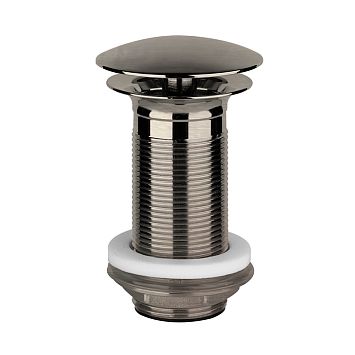 Gessi Донный клапан свободного слива для раковины без перелива, Finox Brushed Nickel