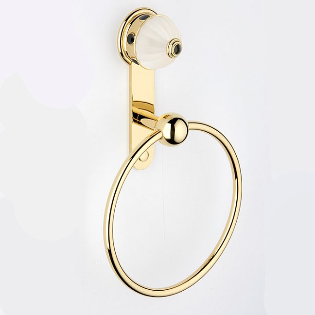 THG Amboise Onyx noir Держатель - кольцо 18см., подвесной, цвет: золото