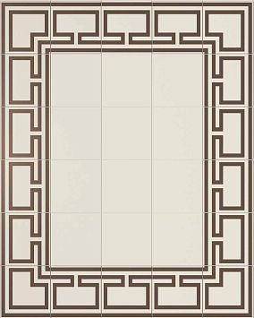Керамогранит Etruria Vintage  Pattern 21 Угол 20x20см