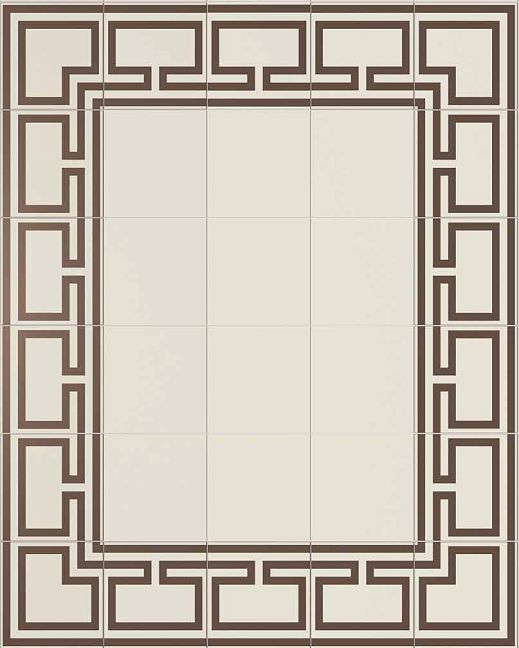 Керамогранит Etruria Vintage  Pattern 21 Угол 20x20см
