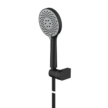 Nemo NM-8012-MB Ручной душ с держателем душа (АБС) MATTE BLACK (ЧЕРНЫЙ МАТОВЫЙ)
