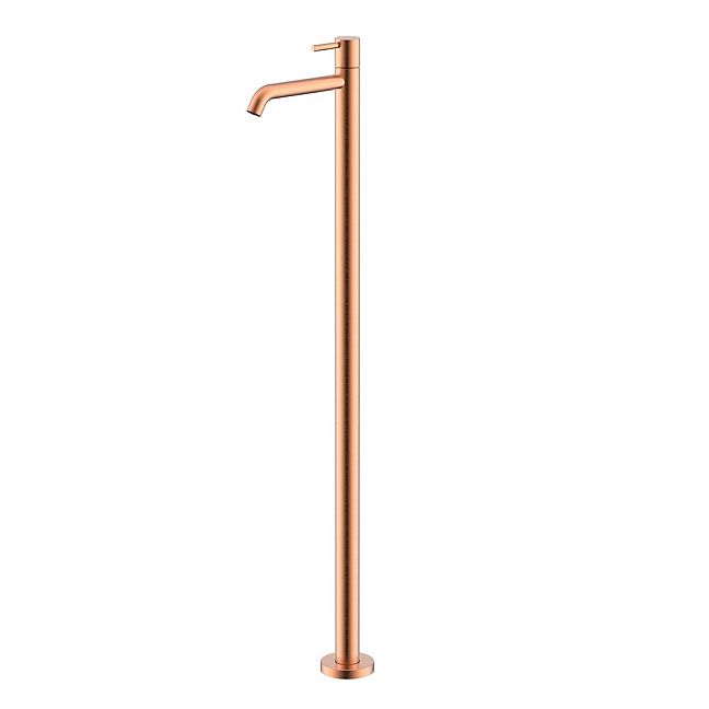 Nemo NM-2351RG Напольный смеситель для раковины с донным клапаном ROSE GOLD