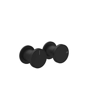 Gessi Origini Смеситель встраиваемый на 2 позиции,с отд вставкой., Black XL