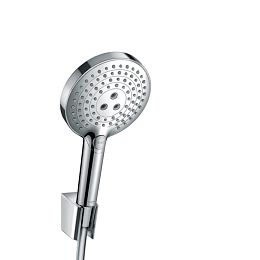 Ручной душ Hansgrohe Raindance Select S 120, с настенным держателем, цвет: хром купить в Москве: интернет-магазин StudioArdo