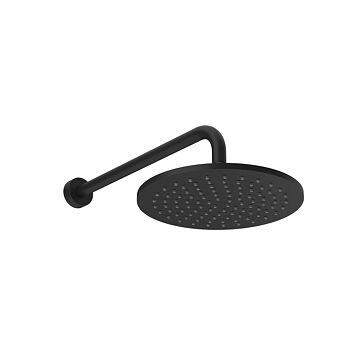 Gessi Origini Верхний душ с кронштейном, настенный, защитой от известкового налета, Black XL