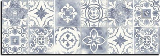 Керамическая плитка Love Ceramica Splash Patchwork Blue Matt 20x60
