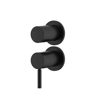 Nemo NM-2356MB Встраиваемый смеситель для душа/ванны из стены на 2 потребителя MATTE BLACK