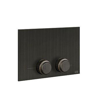 Gessi Venti20 Клавиша смыва для унитаза двойная, для инсталляций TECE, Aged Bronze