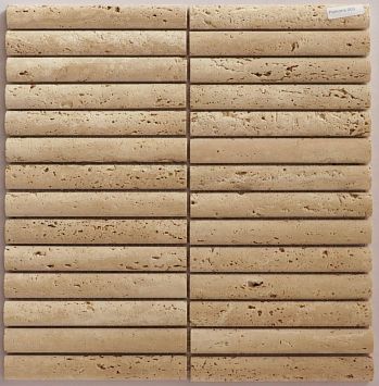 Art&Natura Мозаика из натурального камня 20x148 Marble Mosaic Pomona003 298x306