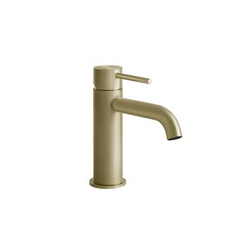 Gessi 316 Смеситель для раковины на 1 отверстие, без донного клапана, Brushed Brass PVD
