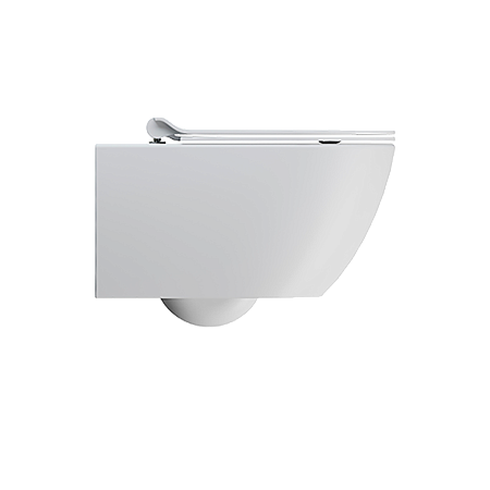 Унитаз Pura безободковый с водоворотной системой смыва Swirlflush фаянсовый белый матовый (881509)
