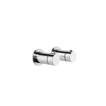 Gessi Anello Внешние части для термостатического смесителя на 3 позиции, Black Metal Brushed PVD