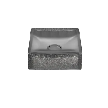 Gessi Incastri Раковина 41х41см, без перелива, для монтажа на столешницу, в комплекте с сифоном, цвет Ghiaccio