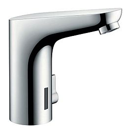 Смеситель для раковины Hansgrohe Focus электронный, с регулировкой температуры, питание от батареек, цвет: хром купить в Москве: интернет-магазин StudioArdo