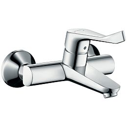 Смеситель для раковины Hansgrohe Focus настенный, цвет: хром купить в Москве: интернет-магазин StudioArdo