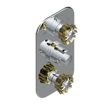 Внешняя часть с ручками THG Mille Nuits - Champagne crystal регулировки для арт. G00-A00-5540AE