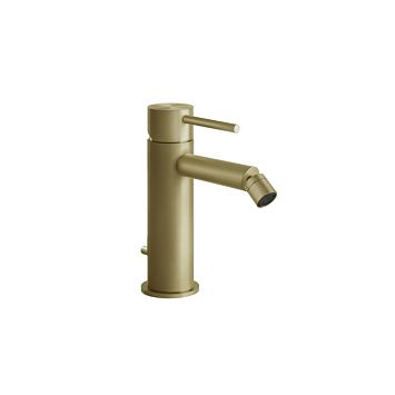 Gessi 316 Смеситель для биде на 1 отверстие, с донным клапаном, Brushed Brass PVD