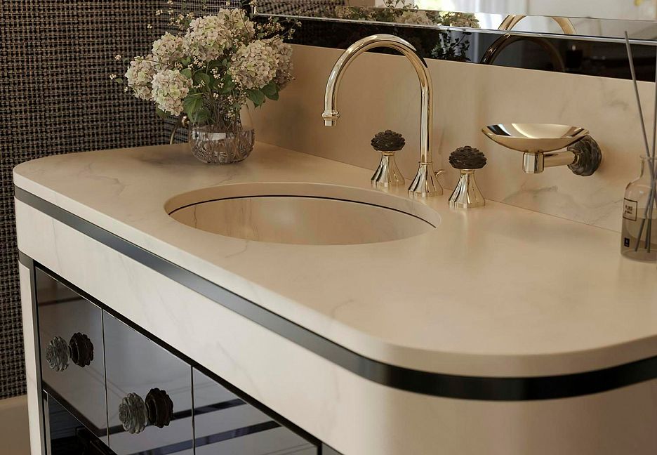 Смесители THG Camelia Black Crystal