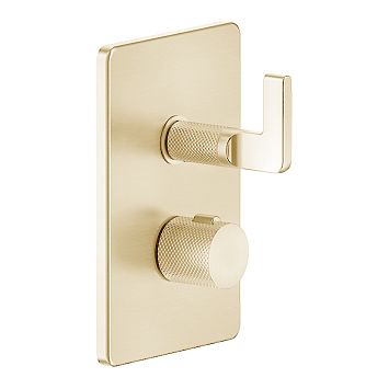 Gessi Inciso Термостатический смеситель на 1 источник (внешняя часть), золото