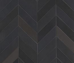 Керамогранит Mutina Mews Chevron Soot 5.5x19.6 см, черный купить в Москве: интернет-магазин StudioArdo