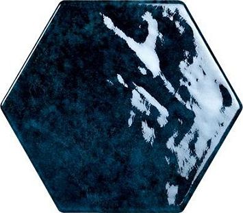 Керамическая плитка Tonalite Esamarine Esagona Blu 16,2X18,5 Lucida