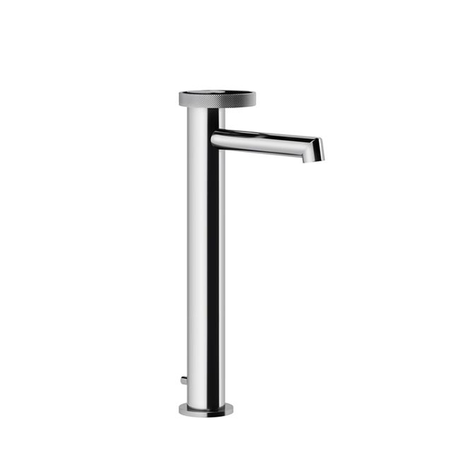 Gessi Anello Смеситель для раковины высокий, излив короткий. С донным клапаном и соединительными шлангами, хром