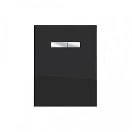 Стеклянная панель TECElux с механическим блоком управления, стекло черное, клавиши хром глянцевый купить в Москве: интернет-магазин StudioArdo
