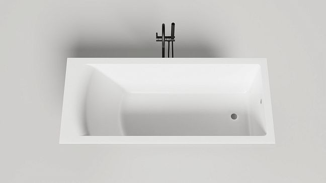 Ванна встраиваемая Cascata KIT 170x70, матовая,покраска по RAL полностью