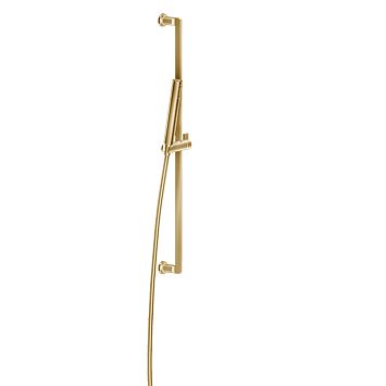 Gessi Inciso Штанга в комплекте с душевой лейкой, шланг 1,50 м, золото