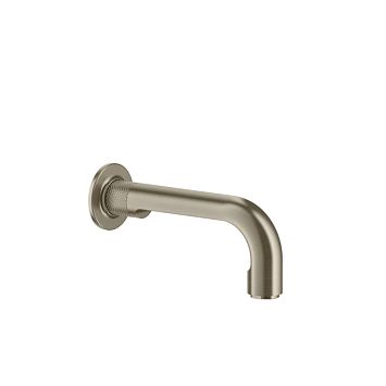 Gessi Inciso Излив 190мм, для ванны с удаленным управлением (не входит в комплект), Finox Brushed Nickel