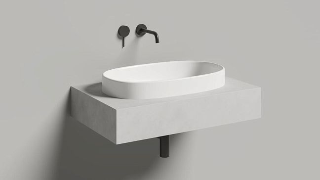 Раковина полувстраиваемая GRECA покраска по RAL полностью