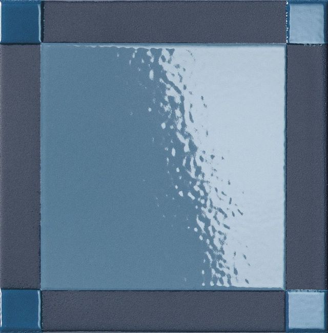 Mutina Керамическая плитка Homage to the Square Dash Sea 15x15x0,9